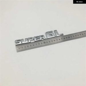 ハイエース スーパー GL 3D クローム 車バッジ エンブレム ステッカー デカール トランク サイド ロゴ - style A small 184mm