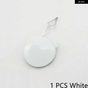 VW ジェッタ 2017 2018 2019 フロントバンパー トレーラー牽引フックカバー トラクションキャップ - 1 PCS White