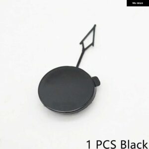 VW ジェッタ 2017 2018 2019 フロントバンパー トレーラー牽引フックカバー トラクションキャップ - 1 PCS Black