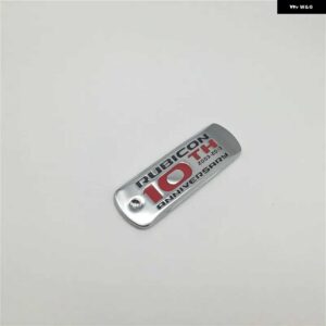 ラングラーメタルルビコン10周年記念ロゴ車自動車SUVフェンダーエンブレムバッジ