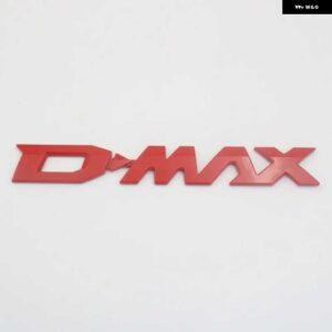 DMAX D-MAX D MAX D.MAX DDI エンブレム プラスチック 自動車リアトランクナンバー文字ロゴバッジ デカール ステッカー - Red Dmax