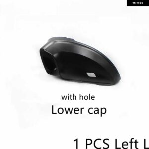 バックミラー カバー ガラスレンズ死角ハザード インジケータ ランプウイングフレームアンダーキャップ VW ティグアン 2016 2017-2023 - Lower cap withhole L