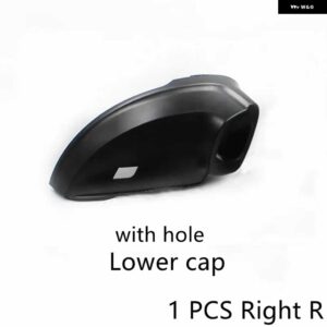 バックミラー カバー ガラスレンズ死角ハザード インジケータ ランプウイングフレームアンダーキャップ VW ティグアン 2016 2017-2023 - Lower cap withhole R