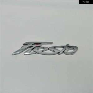 フィエスタ リアゲート ハッチバック エンブレム ロゴ バッジ サイン ネームプレート ステッカー - Silver