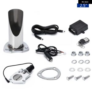 2.5インチ / 3インチ 電気ステンレス排気 システム 排気 カットアウト カットアウト バルブ リモコン付きカットパイプ排気 カットアウト - 2.5 inch Cutout
