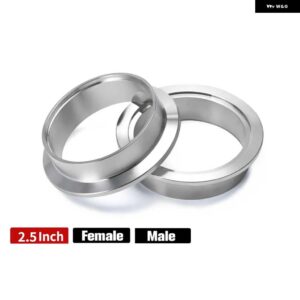 2.0インチ 2.25インチ 2.5インチ 2.75インチ 3.0インチ 3.25インチ 3.5インチ 3.75インチ 4インチ ステンレス 304 Vバンドフランジ - 2.5 femle and male