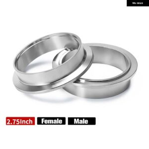 2.0インチ 2.25インチ 2.5インチ 2.75インチ 3.0インチ 3.25インチ 3.5インチ 3.75インチ 4インチ ステンレス 304 Vバンドフランジ - 2.75 femle and male