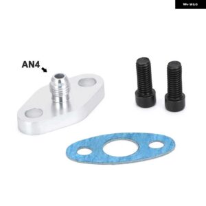 ターボオイルリターン/ドレンフランジ アダプタ ーメスオス AN4 AN10 1/2NPT T25 T28 T30T3/T4 GT28-GT55 1JZ 2JZ GTE - OFG31