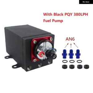 シングル燃料ポンプ サージタンク オイルキャッチ缶 044 燃料ポンプ 380 LPH ブラック PQY 燃料ポンプ さまざまな付き - AN6 Black fuel pump