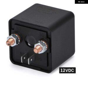 高電流リレー スターティングリレー 200A 100A 12V/24V 電源自動車大電流スタートリレーカーリレー JR-ESV04 - 200A 12V