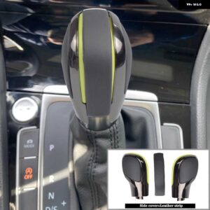 ギアシフトノブ レバーシフターヘッド自動カースタイリング VW ゴルフ 6 7 R GTI パサート B7 B8 CC R20 ジェッタ MK6 GLI クローム/マット - GR-C-L