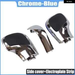 ギアシフトノブ レバーシフターヘッド自動カースタイリング VW ゴルフ 6 7 R GTI パサート B7 B8 CC R20 ジェッタ MK6 GLI クローム/マット - BL-CH-E