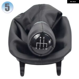 セアト レオン 1 MK1 トレド II MK2 1998-2005 ギアシフトノブ シフターレバーアームスティックヘッドボールゲート ルブーツ カバー ケースカラー - 5 speed