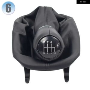 セアト レオン 1 MK1 トレド II MK2 1998-2005 ギアシフトノブ シフターレバーアームスティックヘッドボールゲート ルブーツ カバー ケースカラー - 6 speed