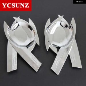 ABS ドアハンドル ボウルインサートカバー いすゞ DMAX D-MAX 2012-19 ピックアップ トラック - Chrome