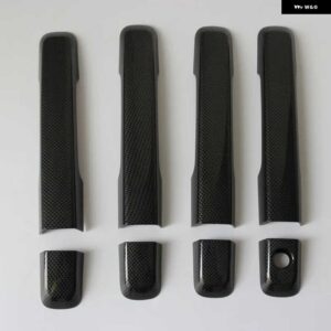 黒 ドアハンドル カバー いすゞ DMAX D-MAX 2012-19 ピックアップ トラック カー - CARBON