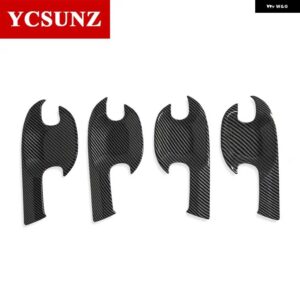 ABS クロームブラック ドアハンドル ボウルカバー いすゞ MUX MU-X 2021 2022 車外装 - new carbon