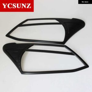 ABS ヘッドライト カバー いすゞ DMAX 2012-15 D-MAX フロントランプフードカバー 車外装部品 - black