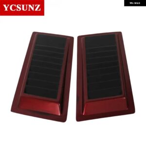 ABS 黒な ボンネット フードスクープ いすゞ D-MAX DMAX 2016-19 車外装部品 - black red