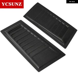 ABS 黒な ボンネット フードスクープ いすゞ D-MAX DMAX 2016-19 車外装部品 - Carbon Fiber