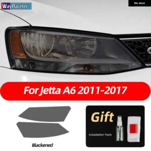 スモークブラック TPU ステッカー ヘッドライト フィルム VW ゴルフ 7 8 シロッコティグアン パサート B8 トゥアレグ CR CC アルテオンビートル - Jetta A6 11-17
