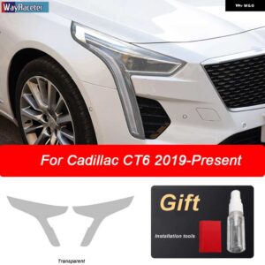 フロントライト クリア ステッカー ヘッドライト フィルム キャデラック XT4 XT5 XT6 CT4 CT5 CT6 XTS ATS エスカレード - CT6 19-On