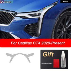 フロントライト クリア ステッカー ヘッドライト フィルム キャデラック XT4 XT5 XT6 CT4 CT5 CT6 XTS ATS エスカレード - CT4