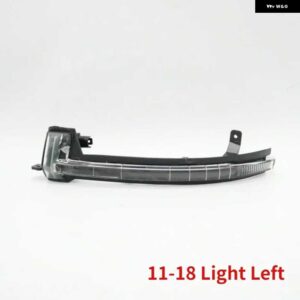 サイドドアミラー ガラスレンズウィンカー ランプ外側バックミラー ハウジング カバー フレーム VW トゥアレグ 2011-2018 - 11-18 Light Left