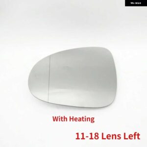 サイドドアミラー ガラスレンズウィンカー ランプ外側バックミラー ハウジング カバー フレーム VW トゥアレグ 2011-2018 - 11-18 Lens Left