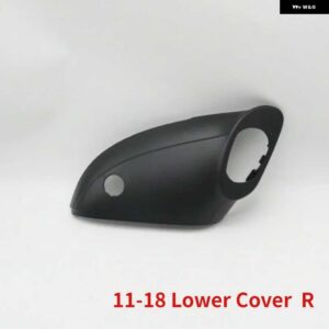 サイドドアミラー ガラスレンズウィンカー ランプ外側バックミラー ハウジング カバー フレーム VW トゥアレグ 2011-2018 - 11-18 Lower Cover R