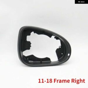 サイドドアミラー ガラスレンズウィンカー ランプ外側バックミラー ハウジング カバー フレーム VW トゥアレグ 2011-2018 - 11-18 Frame Right