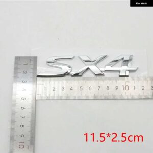 リアトランクテールゲート バッジロゴ 3D エンブレム ステッカー デカール SX4 - Big 115X25mm