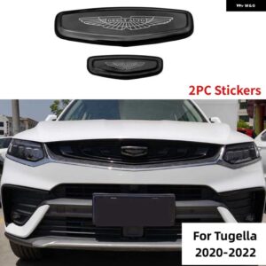 フロントグリル フードロゴ ステッカー ステアリング ホイールホイールキャップエンブレム デカール COOLRAY TUGELLA ATLAS PRO AZKARRA 2015-2022 - For Tugella 20-22