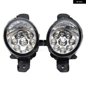 2個 右 + 左 H11 LED / ハロゲン フォグライト ライト DRL RERENAULT CLIO II BB0/1/2_ CB0/1/2_ ハッチバック 1998-2004 - LED Yellow Light