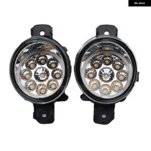 2個 H11 12V LED /ハロゲン フォグライト ライト DRL RENISSAN キャシュカイ / キャシュカイ +2 J10 JJ10 2007-2012 - LED Yellow Light