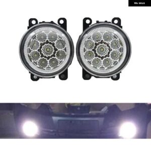 2個 フロントバンパー LED フォグランプ 12V ハロゲンライト 55 ワットレンジャー 38626-2015 - LED-White