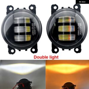 スズキ 2個 フォグライト アセンブリ LED レンズ フォグランプ DRL スイフトスポーツ 2018-21 - Double light
