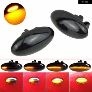 LED ウインカー サイド マーカー ライト ウインカー ランプ シトロエン ベルランゴ クサラ ピカソ ジャンピー エリゼ クロッサー ディスパッチ C1 C2 C3 C4 - Dynamic Smoke