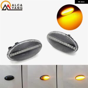 LED ウインカー サイド マーカー ライト ウインカー ランプ シトロエン ベルランゴ クサラ ピカソ ジャンピー エリゼ クロッサー ディスパッチ C1 C2 C3 C4 - Dynamic Crystal
