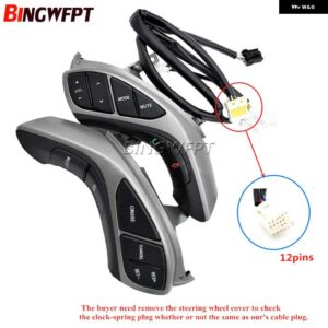 ステアリング ホイールボタン 電話 クルーズコントロール スイッチ エラントラ 2012-2015 AT 2012-2014 I30 MT - Switch-12pins-Low