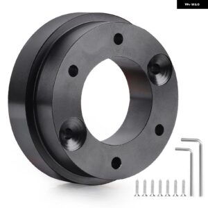 70MM ステアリングホイール アダプタープレート 13インチ PCD レーシングステアリングホイール 車ゲームロジクール G29 G920 G923 - black