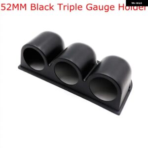 2インチ 52MM デジタルターボブーストゲージ PSI 水温油温油圧ゲージ電圧計タコメーター RPM ゲージ - Triple gauge holder