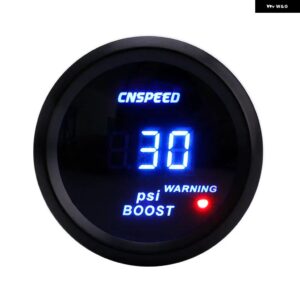 2インチ 52MM デジタルターボブーストゲージ PSI 水温油温油圧ゲージ電圧計タコメーター RPM ゲージ - Boost gauge psi