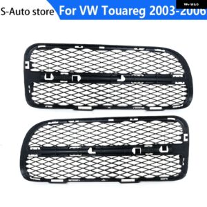 VW トゥアレグ 2003/06/01 自動左右フロントバンパー フォグライト カバー バンパー アンダーグリル 2006 7L6853665A 7L6853666A - Only 1 Left