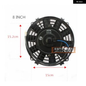 自動車エアコン冷却ファン 8インチ 80W 120W 12V/24V エアコン電動ファン 8インチ - 8 inch 12V 80W