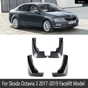 シュコダ オクタビア A5 A7 1Z 5E 2004 2019 MK2 MK3 フェンダー マッドガード マッドガード 2005 2006 2010 2013 2015 2018 - 2017-2019 MK3