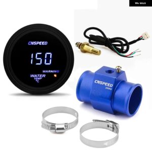 オートデジタル 2インチ 52MM 水温計センサー付きスモークレンズ水温計センサーアダプター付き - with 38mm