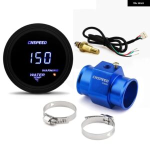 オートデジタル 2インチ 52MM 水温計センサー付きスモークレンズ水温計センサーアダプター付き - with 40mm