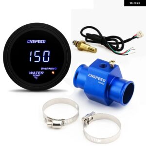 オートデジタル 2インチ 52MM 水温計センサー付きスモークレンズ水温計センサーアダプター付き - with 30mm