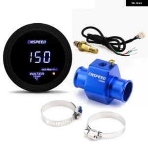 オートデジタル 2インチ 52MM 水温計センサー付きスモークレンズ水温計センサーアダプター付き - with 28mm